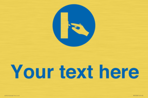 Custom Use Switch Sign